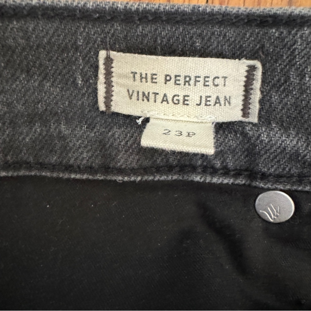 Madewell Petite Perfect Vintage Jean in Lunar Wash - Petite - Size 23P - Picture 5 of 12